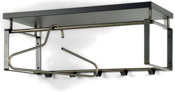Spinder Design Rex 3 Kapstok Met Hoedenplank Blacksmith online kopen