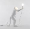 Seletti LED decoratie tafellamp Monkey Lamp, wit, staand online kopen